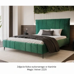 Łóżko tapicerowane Suzi na wysokich nóżkach rozmiar do wyboru Łóżko tapicerowane Suzi na wysokich nóżkach rozmiar do wyboru