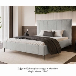 Łóżko tapicerowane Suzi na wysokich nóżkach rozmiar do wyboru Łóżko tapicerowane Suzi na wysokich nóżkach rozmiar do wyboru