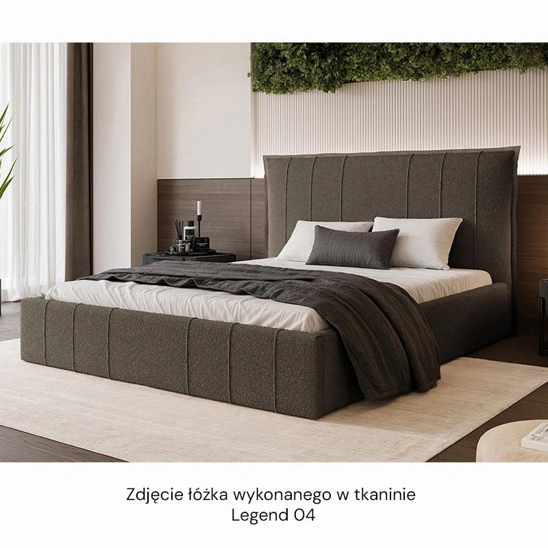 Łóżko tapicerowane Moly ze stelażem drewnianym rozmiar do wyboru Łóżko tapicerowane Moly ze stelażem drewnianym rozmiar do wyboru