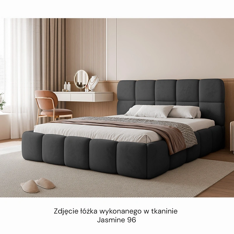Łóżko tapicerowane Cloud z pojemnikiem na pościel 140/160/180x200cm Łóżko tapicerowane Cloud z pojemnikiem na pościel 140/160/180x200cm