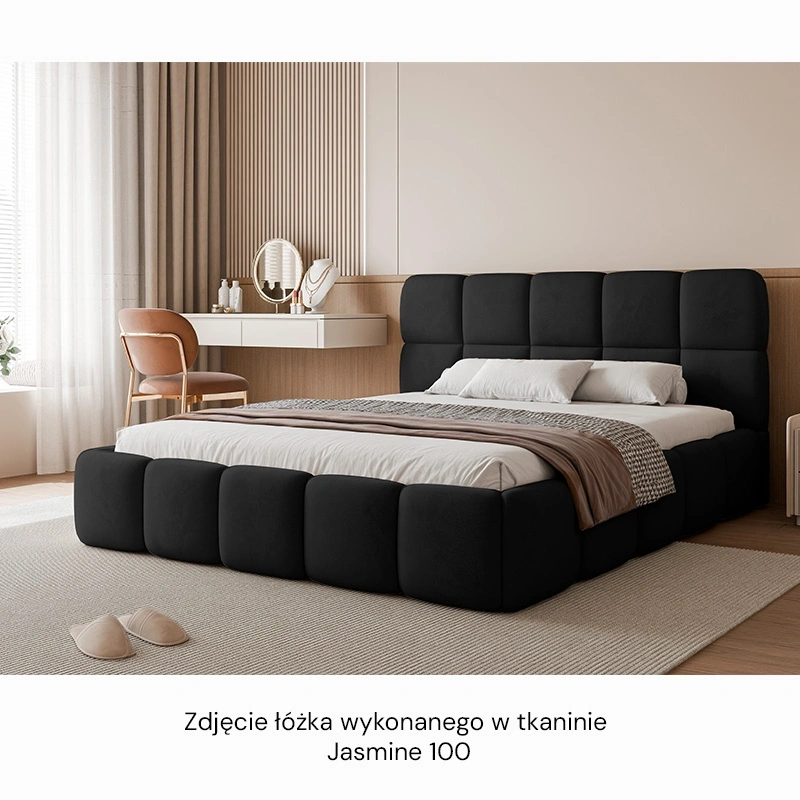 Łóżko tapicerowane Cloud z pojemnikiem na pościel 140/160/180x200cm Łóżko tapicerowane Cloud z pojemnikiem na pościel 140/160/180x200cm