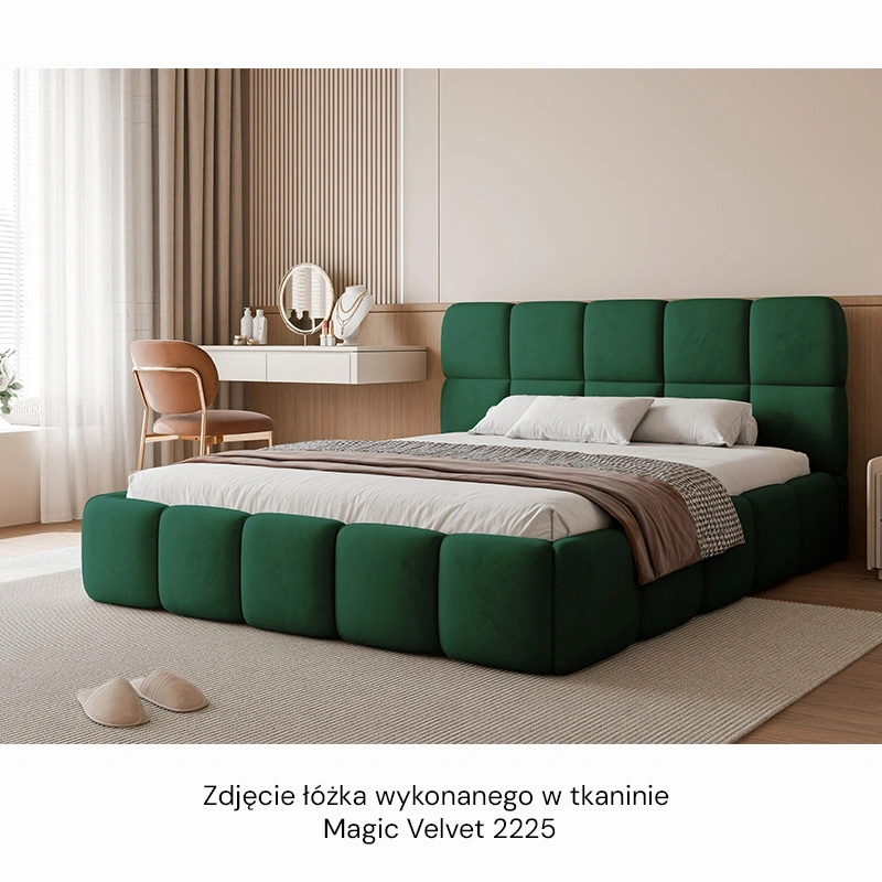 Łóżko tapicerowane Cloud z pojemnikiem na pościel 140/160/180x200cm Łóżko tapicerowane Cloud z pojemnikiem na pościel 140/160/180x200cm