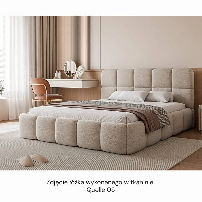 Łóżko tapicerowane Cloud z pojemnikiem na pościel 140/160/180x200cm Łóżko tapicerowane Cloud z pojemnikiem na pościel 140/160/180x200cm