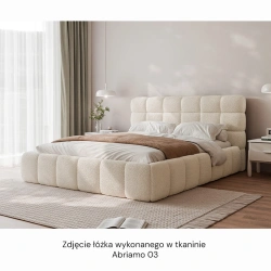 Łóżko tapicerowane Bubble z pojemnikiem na pościel 140/160/180x200cm Łóżko tapicerowane Bubble z pojemnikiem na pościel 140/160/180x200cm