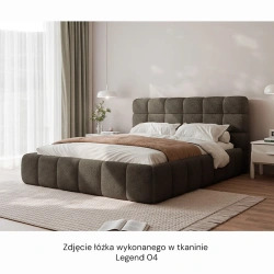 Łóżko tapicerowane Bubble z pojemnikiem na pościel 140/160/180x200cm Łóżko tapicerowane Bubble z pojemnikiem na pościel 140/160/180x200cm