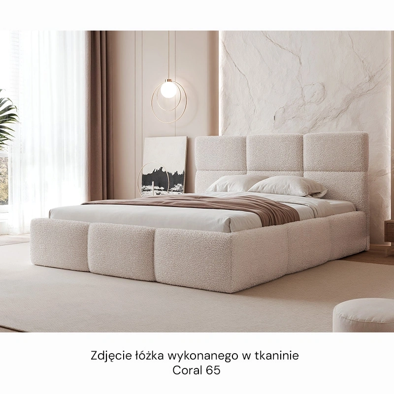 Łóżko tapicerowane Silvia z pojemnikiem na pościel 140/160/180x200cm Łóżko tapicerowane Silvia z pojemnikiem na pościel 140/160/180x200cm