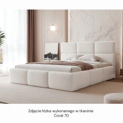 Łóżko tapicerowane Silvia z pojemnikiem na pościel 140/160/180x200cm Łóżko tapicerowane Silvia z pojemnikiem na pościel 140/160/180x200cm