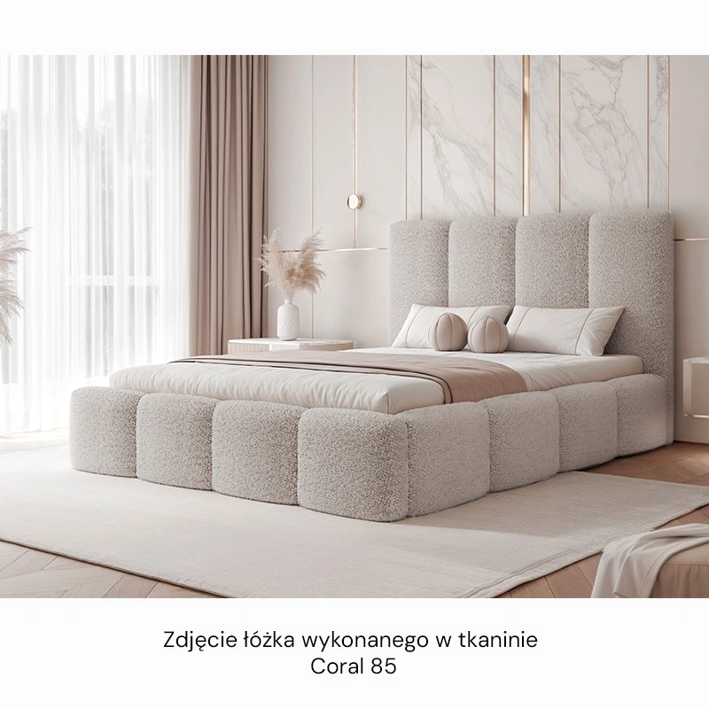 Łóżko tapicerowane Maro z pojemnikiem na pościel rozmiar do wyboru Łóżko tapicerowane Maro z pojemnikiem na pościel rozmiar do wyboru