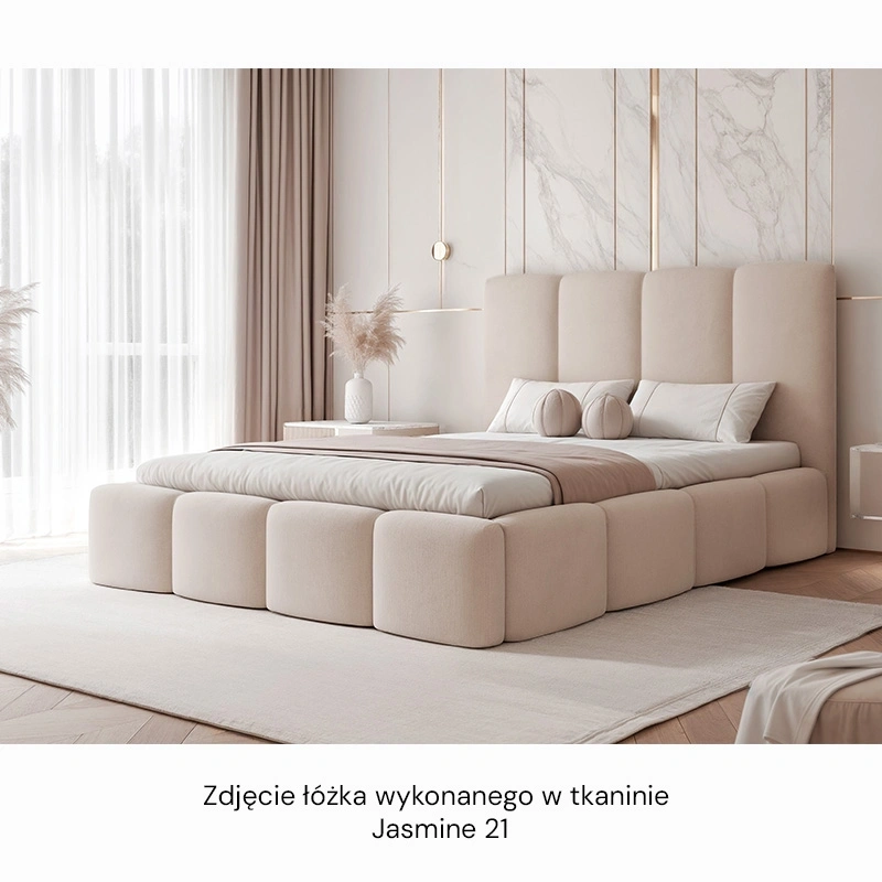 Łóżko tapicerowane Maro z pojemnikiem na pościel rozmiar do wyboru Łóżko tapicerowane Maro z pojemnikiem na pościel rozmiar do wyboru