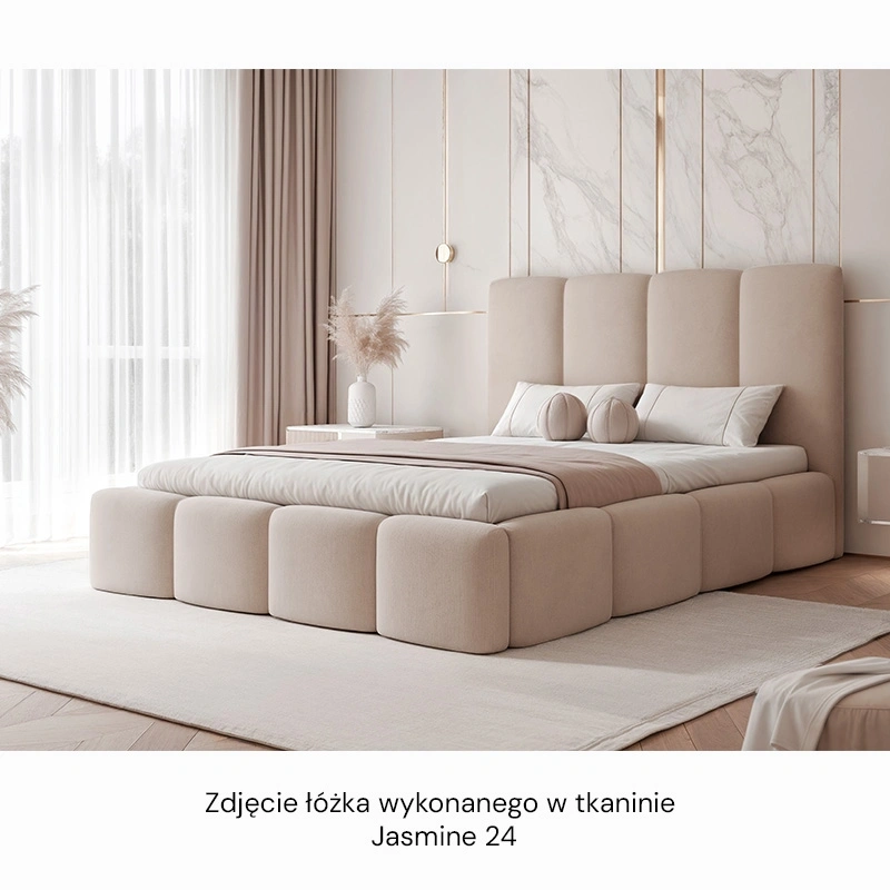 Łóżko tapicerowane Maro z pojemnikiem na pościel rozmiar do wyboru Łóżko tapicerowane Maro z pojemnikiem na pościel rozmiar do wyboru