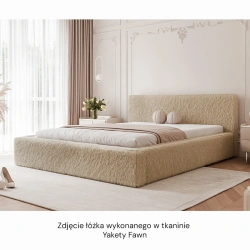 Łóżko tapicerowane Fluffy z pojemnikiem na pościel 140/160/180x200cm Łóżko tapicerowane Fluffy z pojemnikiem na pościel 140/160/180x200cm