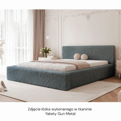 Łóżko tapicerowane Fluffy z pojemnikiem na pościel 140/160/180x200cm Łóżko tapicerowane Fluffy z pojemnikiem na pościel 140/160/180x200cm