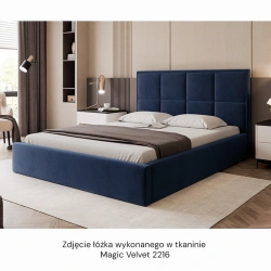 Łóżko tapicerowane Silensio z pojemnikiem na pościel 120/140/160/180x200cm Łóżko tapicerowane Silensio z pojemnikiem na pościel 120/140/160/180x200cm