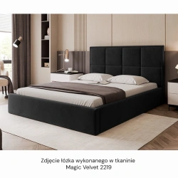 Łóżko tapicerowane Silensio z pojemnikiem na pościel 120/140/160/180x200cm Łóżko tapicerowane Silensio z pojemnikiem na pościel 120/140/160/180x200cm