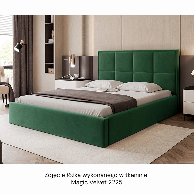 Łóżko tapicerowane Silensio z pojemnikiem na pościel 120/140/160/180x200cm Łóżko tapicerowane Silensio z pojemnikiem na pościel 120/140/160/180x200cm