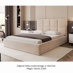 Łóżko tapicerowane Silensio z pojemnikiem na pościel 120/140/160/180x200cm Łóżko tapicerowane Silensio z pojemnikiem na pościel 120/140/160/180x200cm