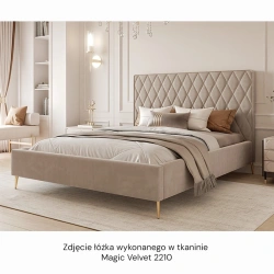 Łóżko tapicerowane Caro II z pojemnikiem, rozmiar do wyboru Łóżko tapicerowane Caro II z pojemnikiem, rozmiar do wyboru