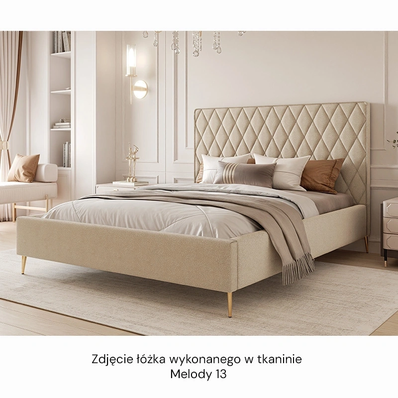 Łóżko tapicerowane Caro II z pojemnikiem, rozmiar do wyboru Łóżko tapicerowane Caro II z pojemnikiem, rozmiar do wyboru