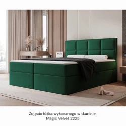 Łóżko kontynentalne Silensio z materacem bonellowym i topperem Łóżko kontynentalne Silensio z materacem bonellowym i topperem