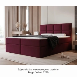 Łóżko kontynentalne Silensio z materacem bonellowym i topperem Łóżko kontynentalne Silensio z materacem bonellowym i topperem