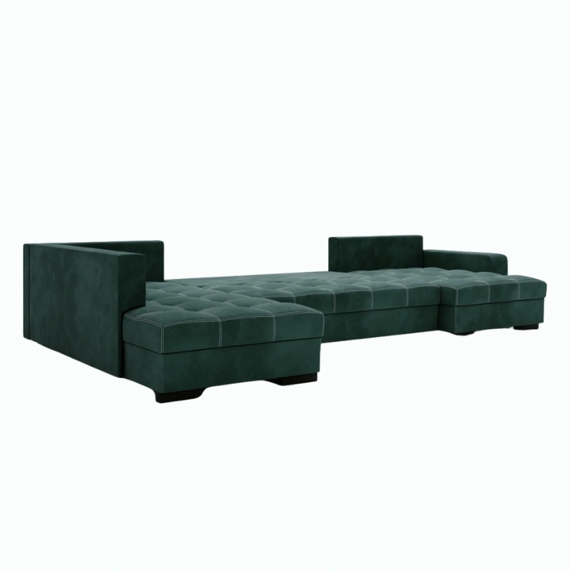 Duży narożnik U-kształtny London z funkcją spania i pojemnikiem na pościel Duży narożnik U-kształtny London z funkcją spania i pojemnikiem na pościel