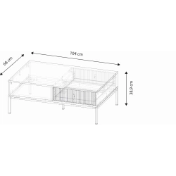 Stolik kawowy Maggiore MA05 Stolik kawowy Maggiore MA05