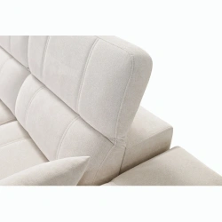 Narożnik Ariete II L-kształtny z funkcją spania, regulowanymi zagłówkami i portem USB Narożnik Ariete II L-kształtny z funkcją spania, regulowanymi zagłówkami i portem USB