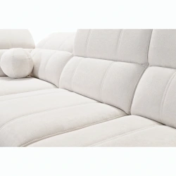 Narożnik Ariete II L-kształtny z funkcją spania, regulowanymi zagłówkami i portem USB Narożnik Ariete II L-kształtny z funkcją spania, regulowanymi zagłówkami i portem USB