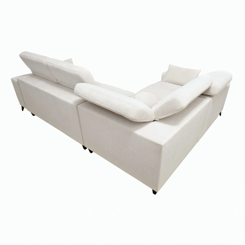 Narożnik Ariete II L-kształtny z funkcją spania, regulowanymi zagłówkami i portem USB Narożnik Ariete II L-kształtny z funkcją spania, regulowanymi zagłówkami i portem USB