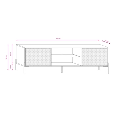 Szafka RTV DIAMOND DI01 LED Szafka RTV DIAMOND DI01 LED