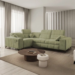 Narożnik Ariete II L-kształtny z funkcją spania, regulowanymi zagłówkami i portem USB Narożnik Ariete II L-kształtny z funkcją spania, regulowanymi zagłówkami i portem USB