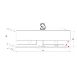 Szafka RTV DERBY LE 100