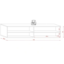 Szafka RTV DERBY LE 140