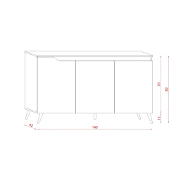 Komoda TUE TU02 LE 2K