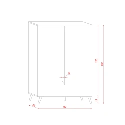 Komoda TUE TU03 LE 2K Komoda TUE TU03 LE 2K