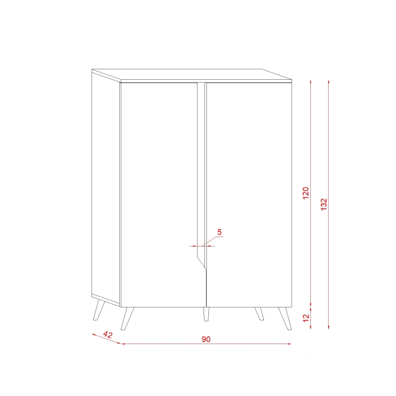 Komoda TUE TU03 LE 2K Komoda TUE TU03 LE 2K