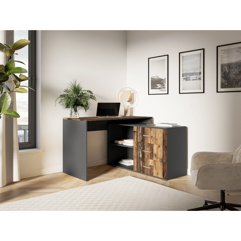 Biurko narożne KURT 5W Biurko narożne KURT 5W