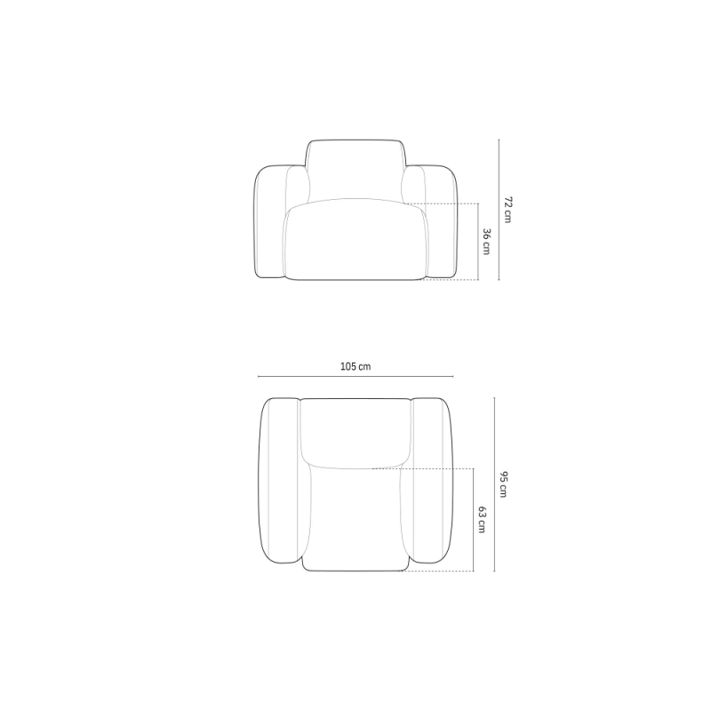 Fotel Lola tkanina boucle Windsor & Co Fotel Lola tkanina boucle Windsor & Co