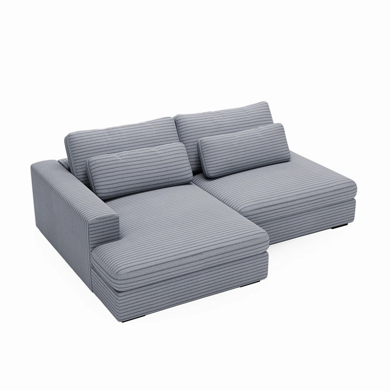 Narożnik Leida L z funkcją spania i pojemnikiem ciemny popiel sztruks Narożnik Leida L z funkcją spania i pojemnikiem ciemny popiel sztruks