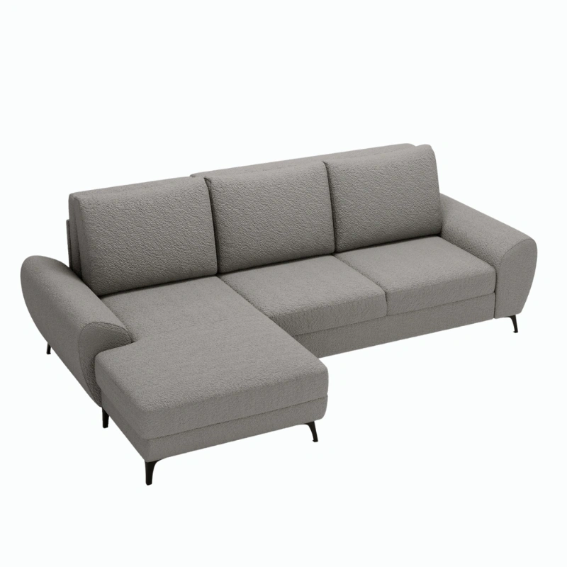 Narożnik L-kształtny Loki z funkcją spania i pojemnikami na pościel Narożnik L-kształtny Loki z funkcją spania i pojemnikami na pościel