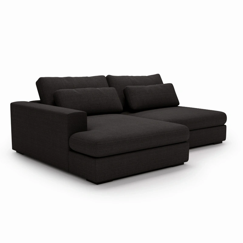 Narożnik Leida L z funkcją spania i pojemnikiem antracytowy szenil Narożnik Leida L z funkcją spania i pojemnikiem antracytowy szenil