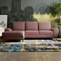 Narożnik L-kształtny Loki z funkcją spania i pojemnikami na pościel Narożnik L-kształtny Loki z funkcją spania i pojemnikami na pościel